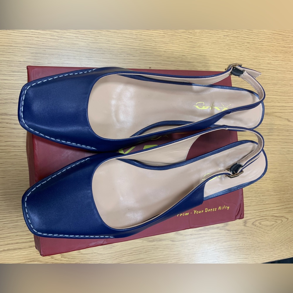 Beautiful classic sling back shoes